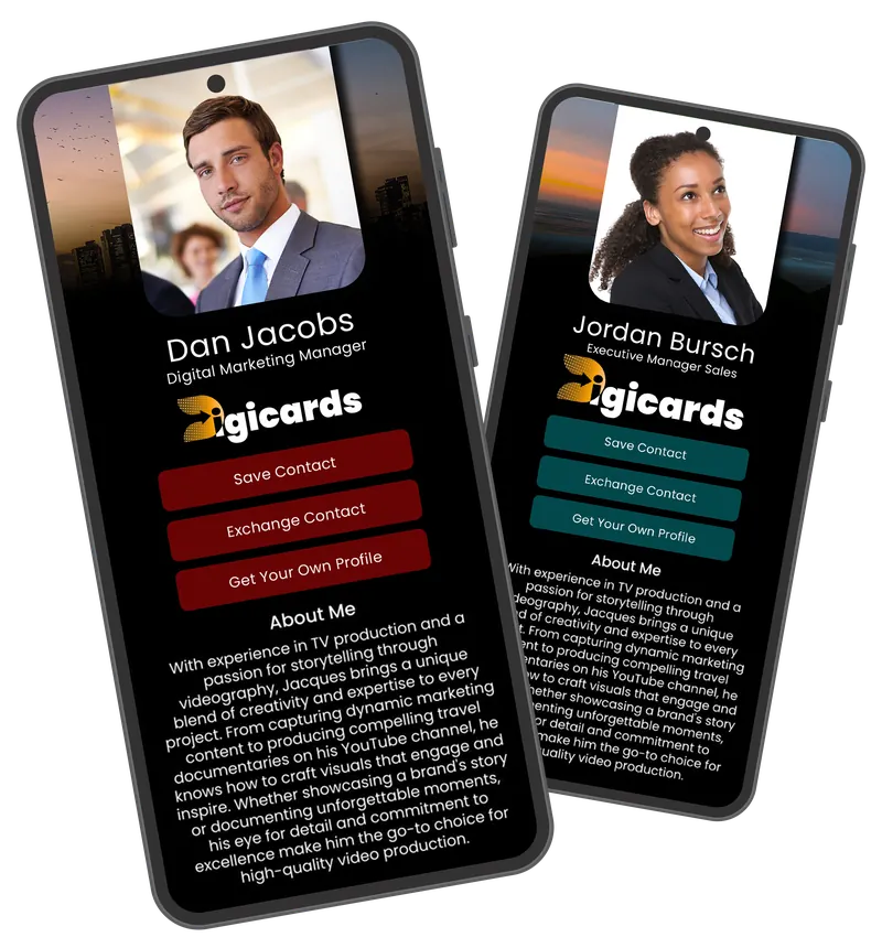 DigiGold Digicard examples